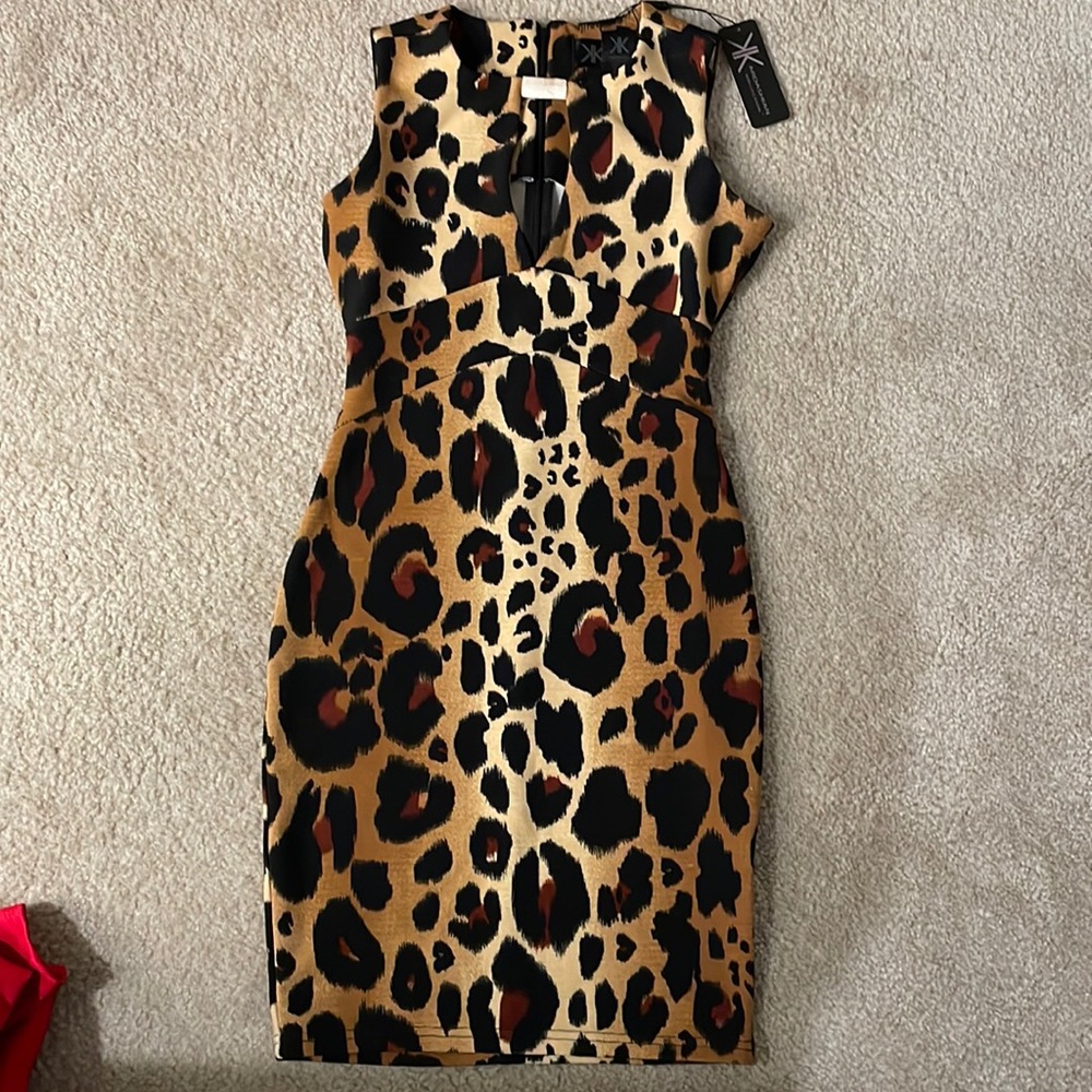 Kardashian Kollection printed Dress